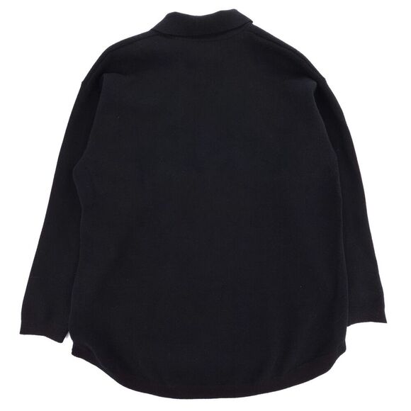 ARITZIA Wilfred Ronnie Sweater Workwear Boyfriend Shirt Jacket Clean Girl Black - Picture 5 of 6